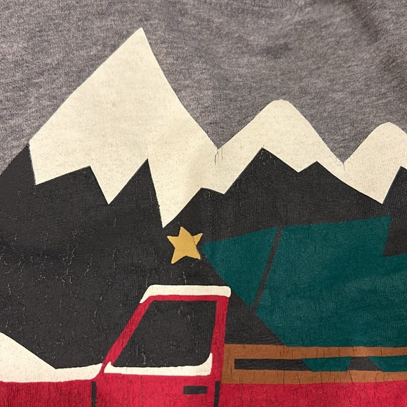 Hanna Andersson Layered Christmas Shirt, 6-7 - Picture 8 of 8